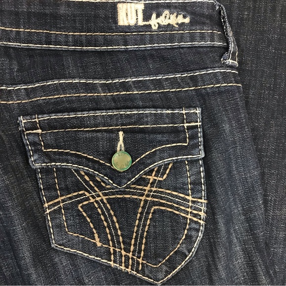 Kut From The Cloth Dark Blue Natalie High-Rise Jeans - Picture 7 of 10